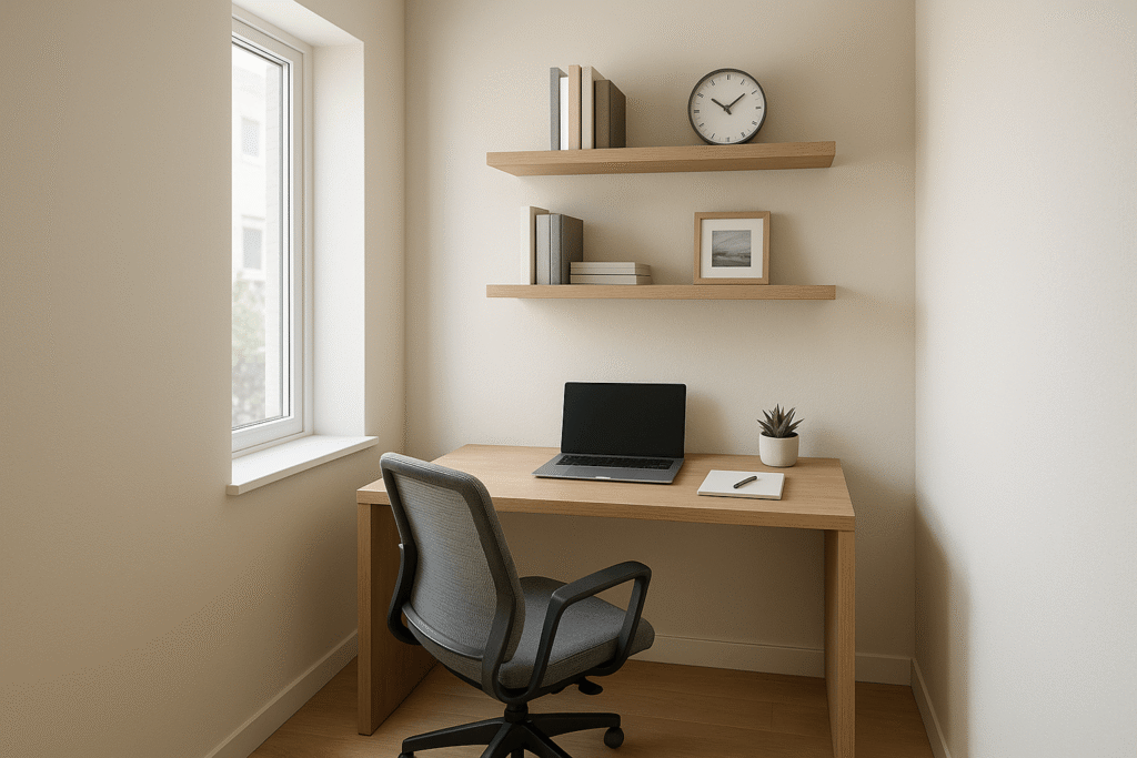 escritório pequeno de home office