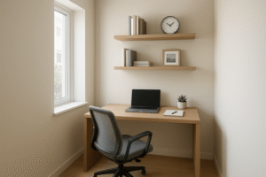 escritório pequeno de home office