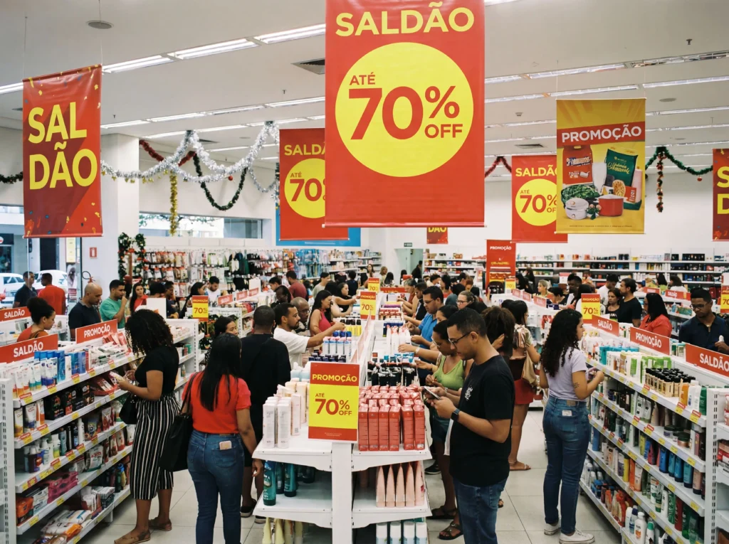 loja de departamentos em promoção